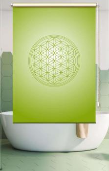Extartiqe Duschrollo - Blume des Lebens green